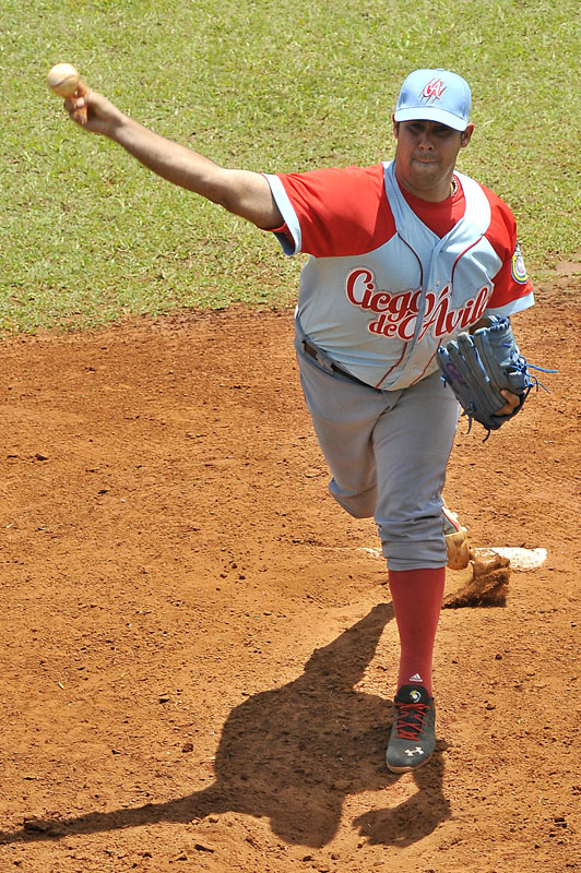 Ismel Jiménez, pitcher de Ciego de Avila