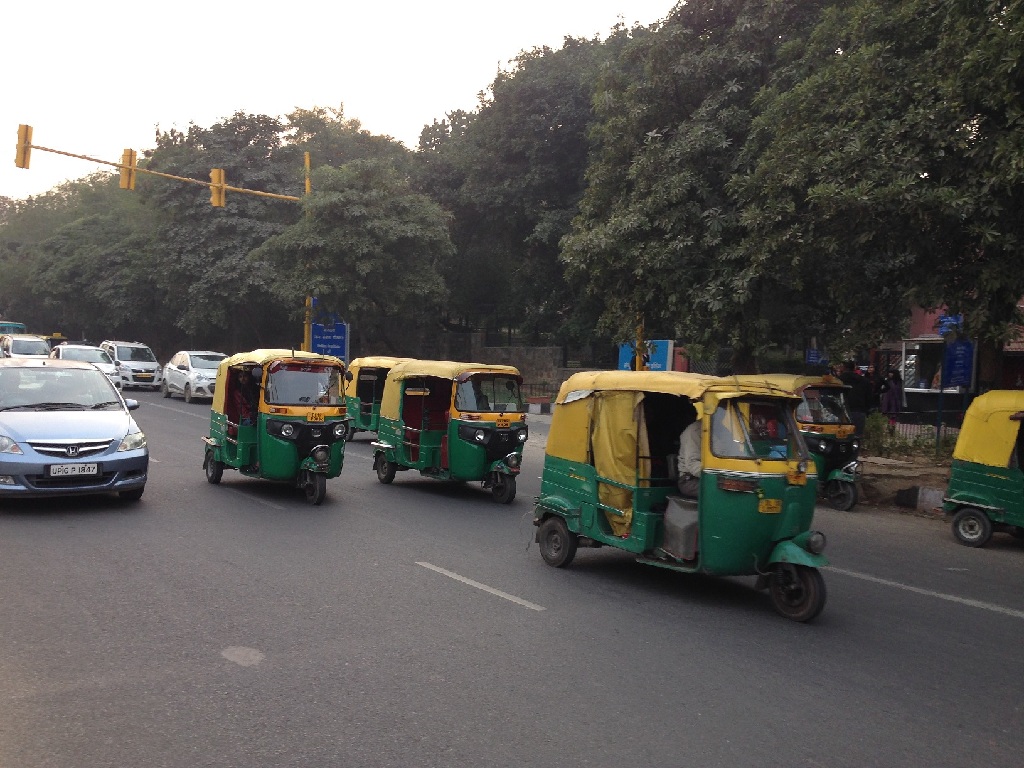 New Delhi trafico