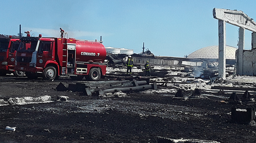 Labores de Recuperación-Incendio-Matanzas Labores de Recuperación-Incendio-Matanzas