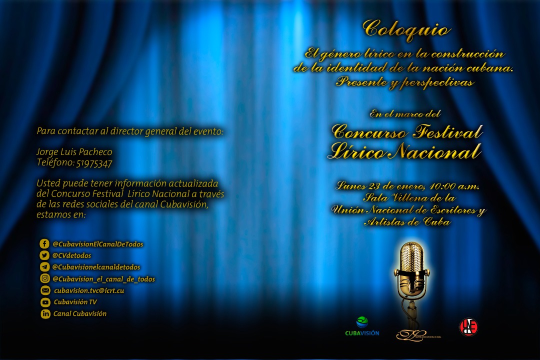 Coloquio del concurso festial lirico Nacional Coloquio del concurso festial lirico Nacional