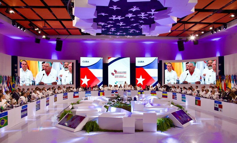 Miguel Díaz Canel, Cumbre Iberoamericana Miguel Díaz Canel, Cumbre Iberoamericana