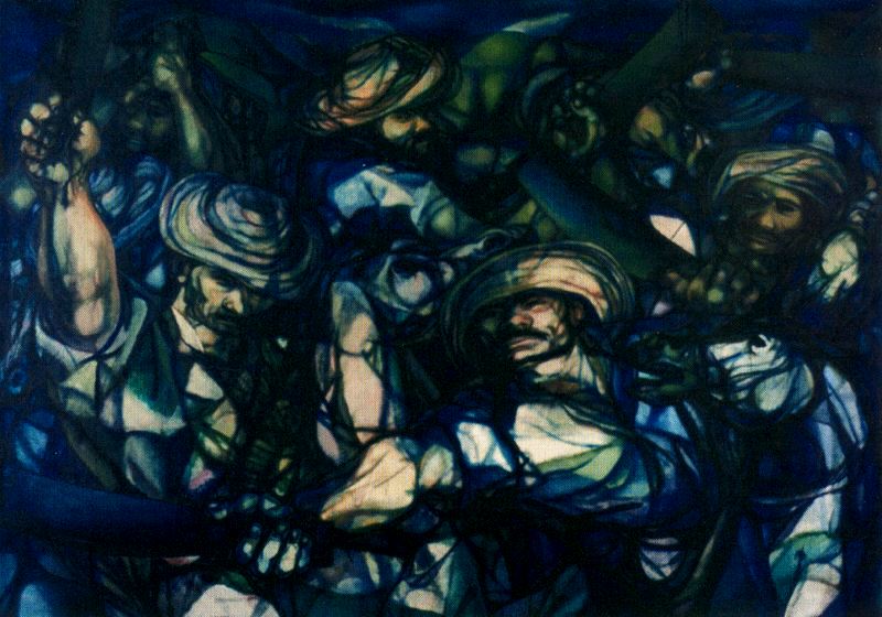 Obra de Servando Cabrera Los Macheteros Obra de Servando Cabrera Los Macheteros