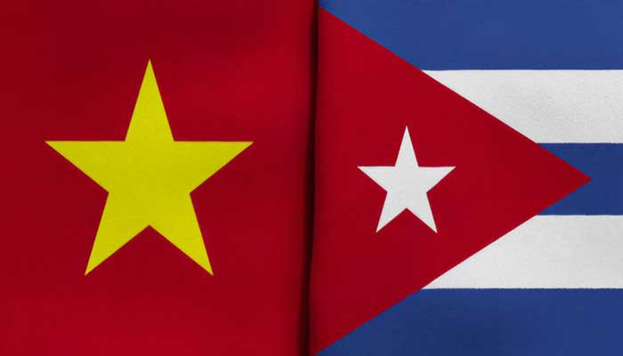 bandera cuba y vietnam 