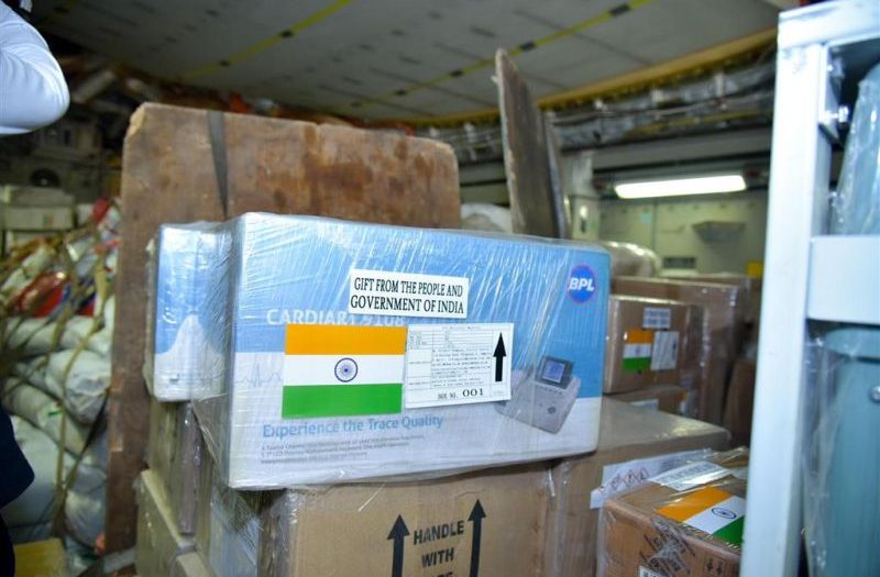 Ayuda humanitaria desde Nueva Delhi hacia Cuba. Foto: Prensa Latina Ayuda humanitaria desde Nueva Delhi hacia Cuba. Foto: Prensa Latina