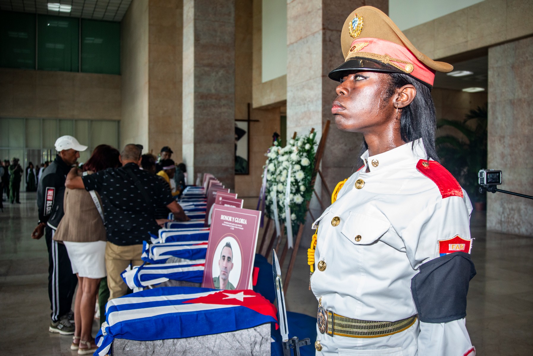 Tributo a 32 combatientes cubanos caídos en Venezuela