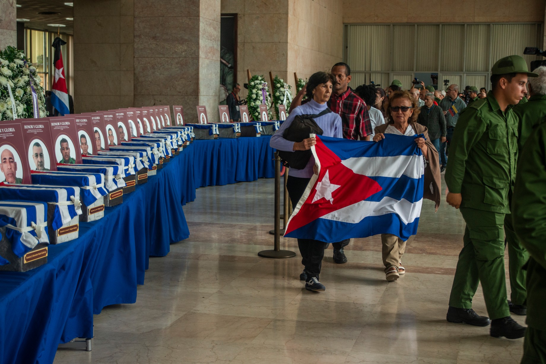 Tributo a 32 combatientes cubanos caídos en Venezuela