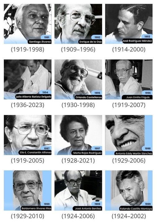 1 Rostros del Premio Nacional de Periodismo José Martí