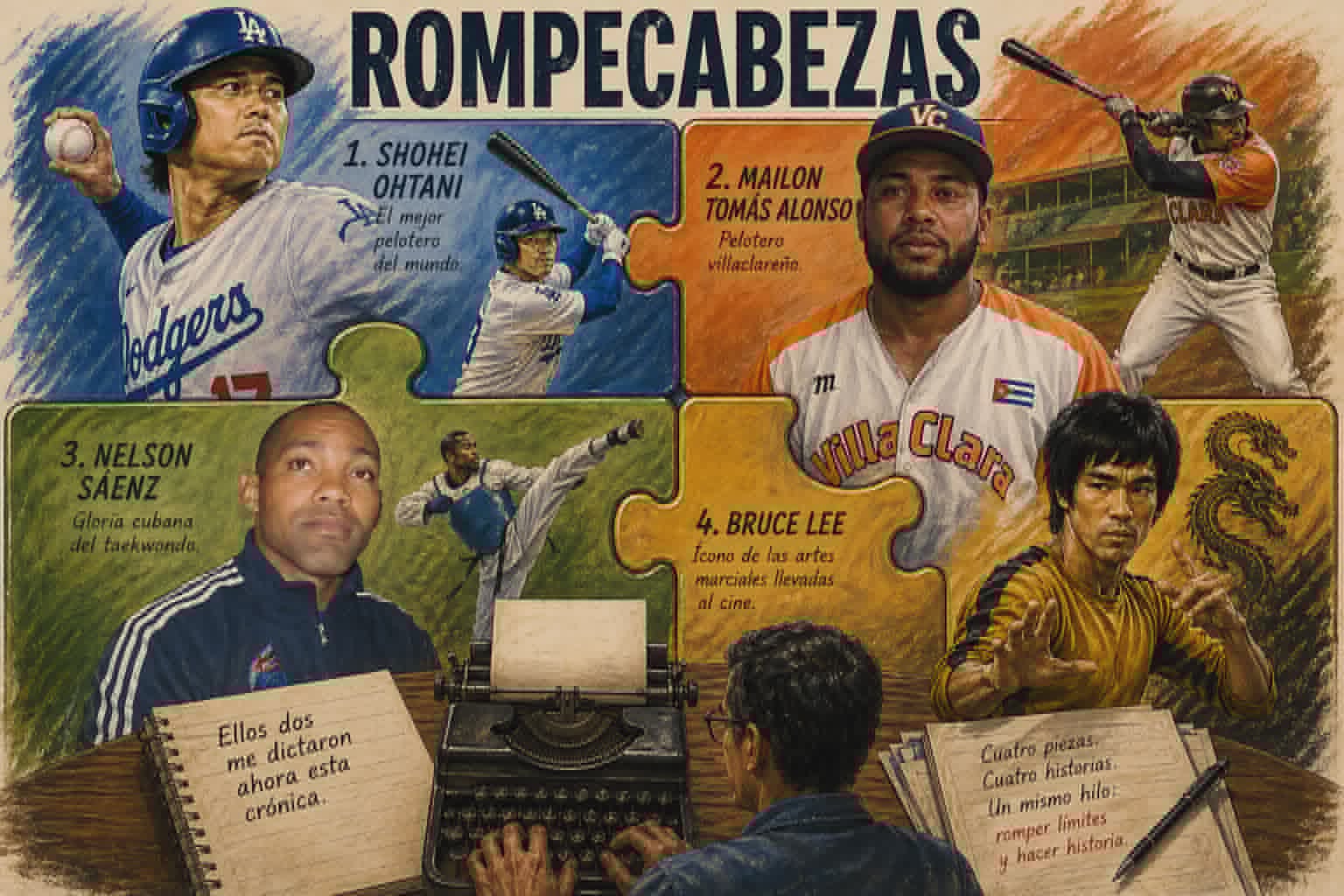 ¿Se parecen Bruce Lee y Shohei Ohtani?