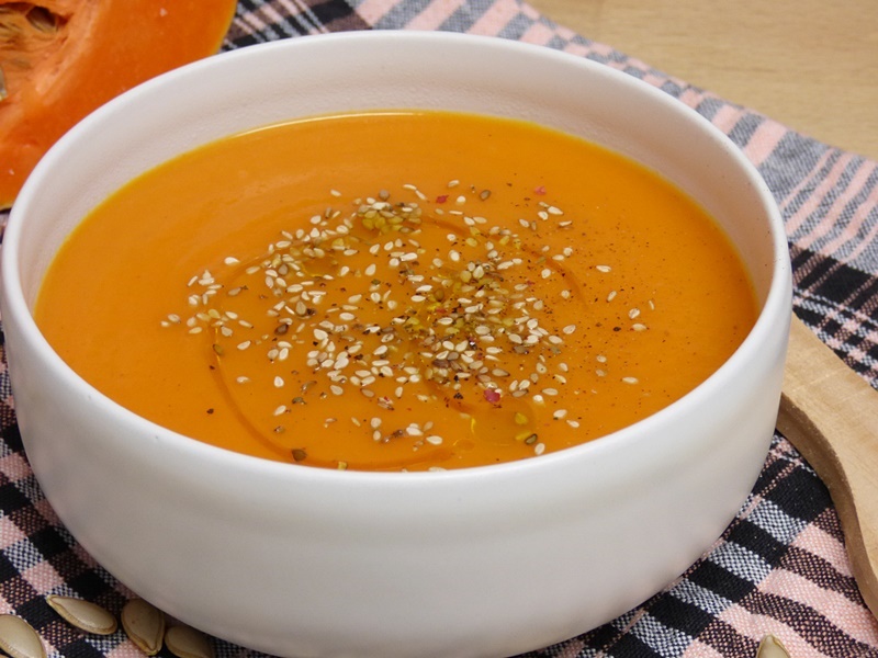 Crema de boniato y calabaza Crema de boniato y calabaza